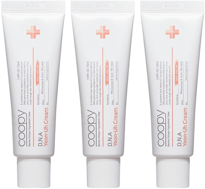 サーモン DNA クリーム 50ml 3個セット フェイスクリーム 韓国コスメ デイリー保湿 しっとり ツヤ感 角質層までうるおい まとめ買い 大容量
