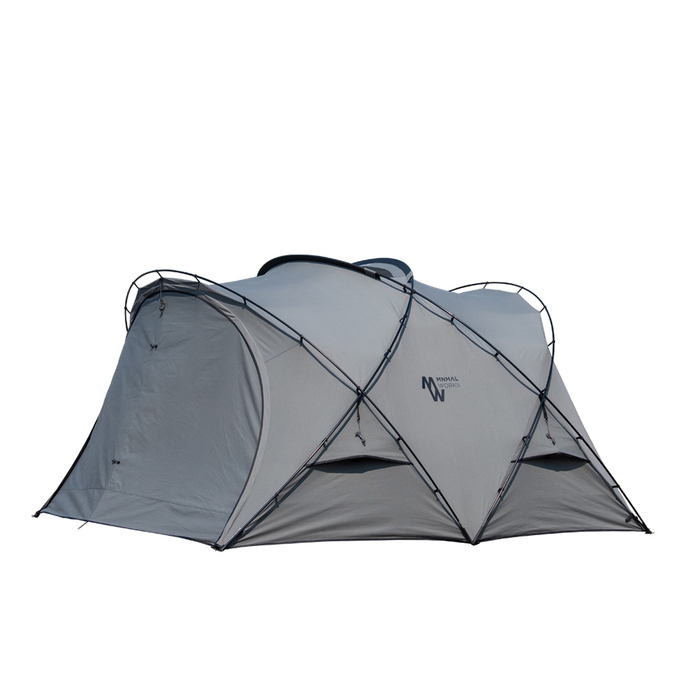 ミニマルワークス シェルター GHE チャコール 綿混紡 4人用 プルーフ ドームシェルター