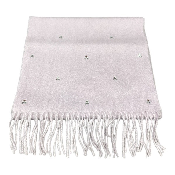 ジルスチュアート ラインストーン カシミヤ ブランド小物 マフラー レディース 【中古】 6,637円