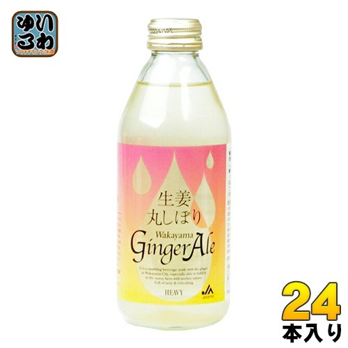 JAわかやま 生姜丸しぼり ジンジャーエール 250ml 瓶 24本入 ジンジャエール 4,899円