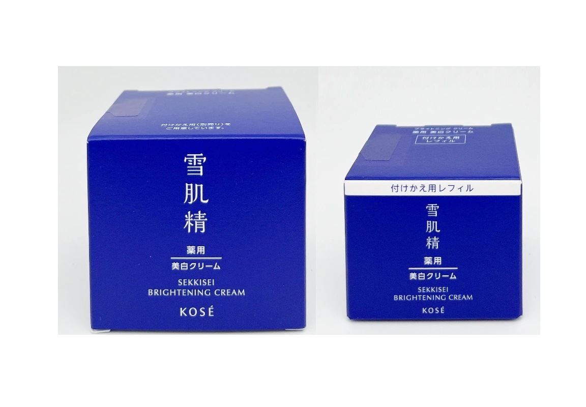 薬用　雪肌精　ブライトニング　クリーム　本体+レフィルセット