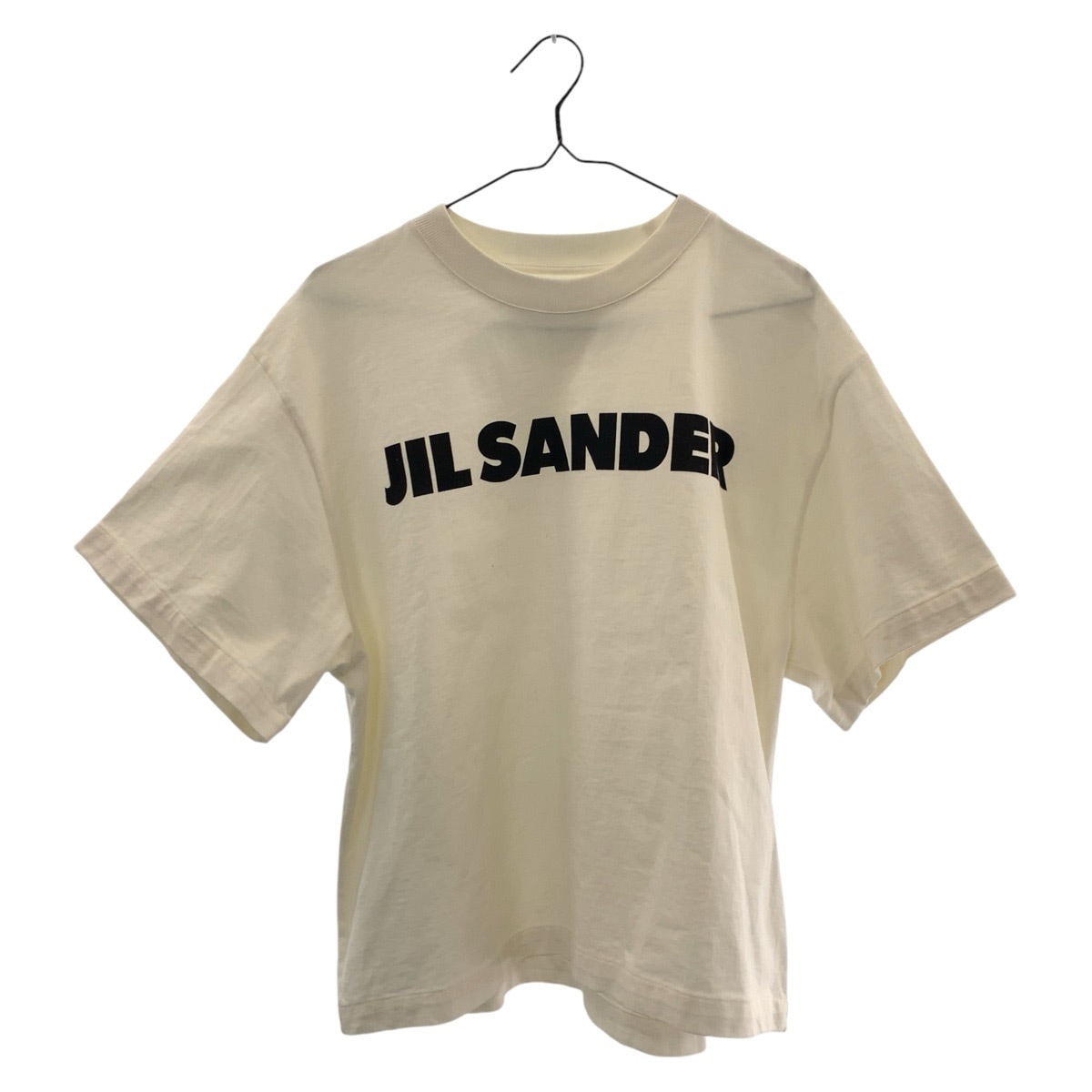 美品 サイズS ホワイト コットン 半袖Tシャツ クルーネック レディース 411205
