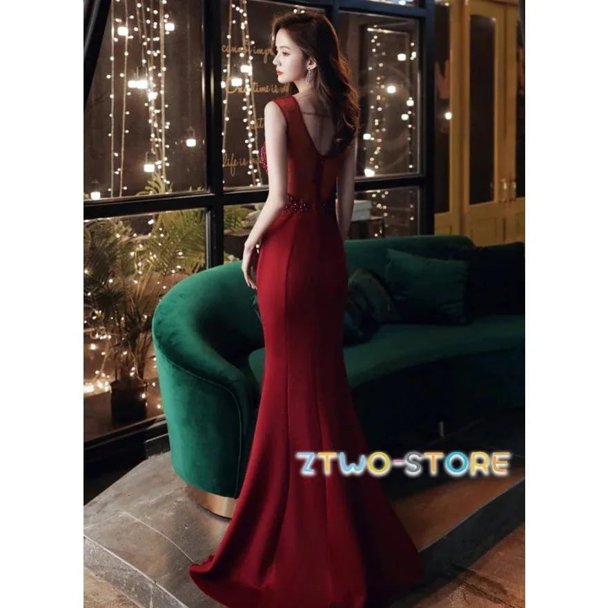 【急速出荷!】ワンピースドレスドレスマーメイドドレス 花嫁 ウェディングドレス お呼ばれ グリーン 黒 ウエディング 赤 結婚式 韓国 カラー 白 大きいサイズ パーティードレス カラードレス 二次会