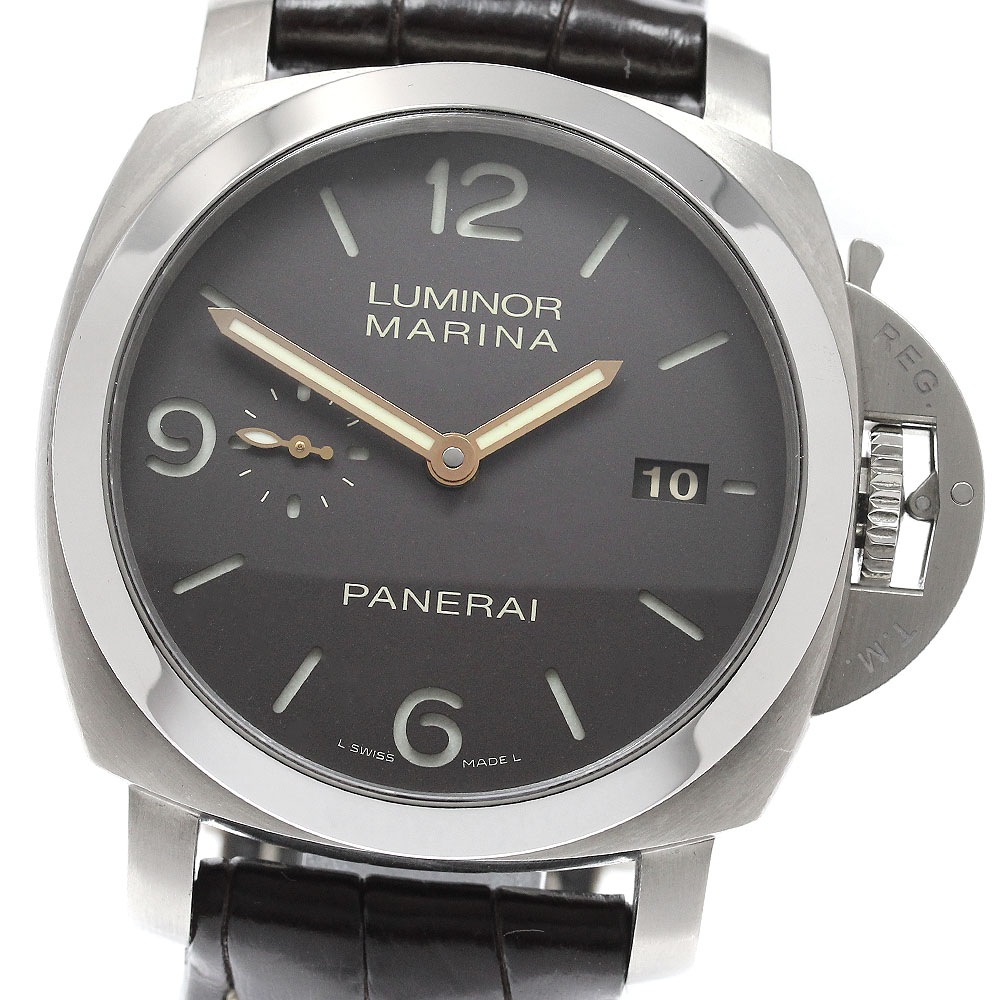 パネライ PANERAI PAM00351 ルミノールマリーナ1950 3デイズ デイト 自動巻き メンズ 箱・保証書付き_962398【中古】