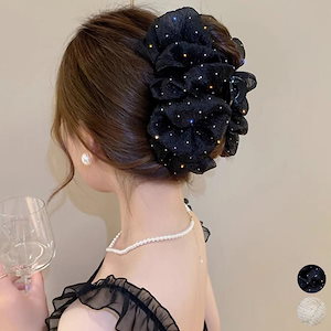 本日即納ヘアクリップ アアクセサリー 韓国ファッションふわふわ大きいサイズ ヘアクリップ ヘアアクセサリー 可愛い ヘアアクセサリーバンスクリップ 大きめ ヘアアクセサリー