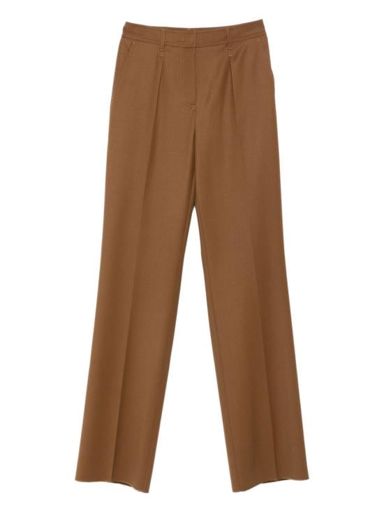 MAX MARA Women Straight Pants 21136032600 004 Leather Brown