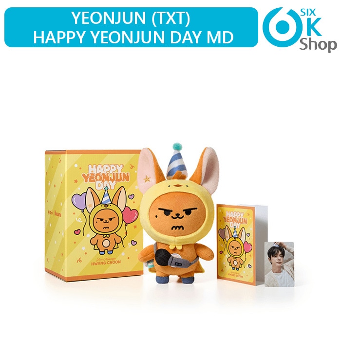 [メガ割] YEONJUN (TXT) - HWANG CHOON Plush Set [ HAPPY YEONJUN DAY MD ] 公式グッズ ヨンジュンTOMORROW X TOGETHE