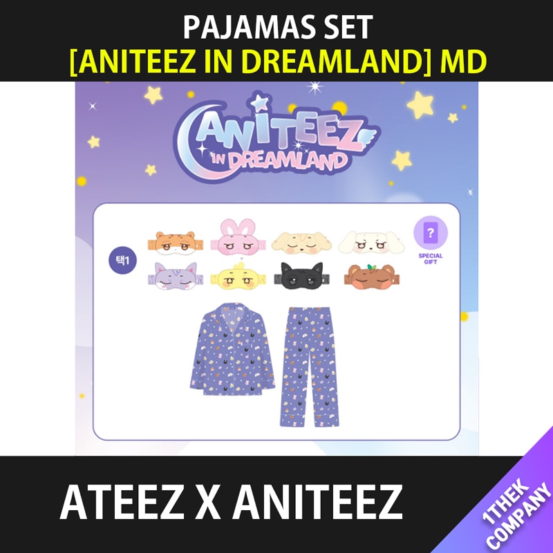[購入金額特典]（PAJAMAS SET）ATEEZ X ANITEEZ [ANITEEZ IN DREAMLAND] MD