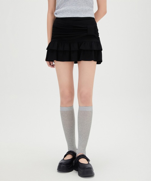 MIXXO フリルリボンミニスカート RE MIWMG50TS_MIWMG70QS