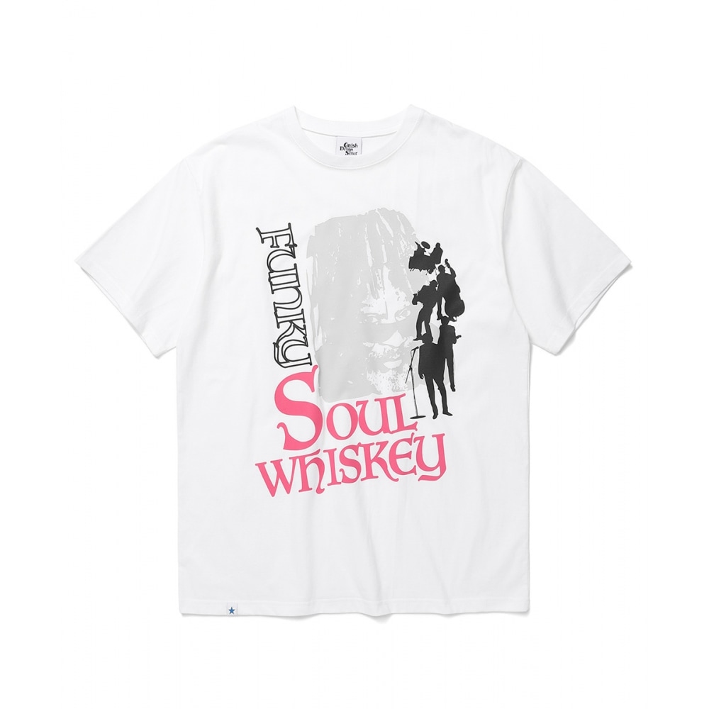 CAVISH 5/10 배송 SOUL WHISKY SS TEE WHITE(CV2DMUT504A) 5,161円