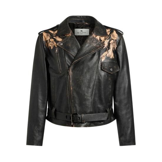 ETRO Men Leather Jackets AR453 MROA0002 N0000 BLACK