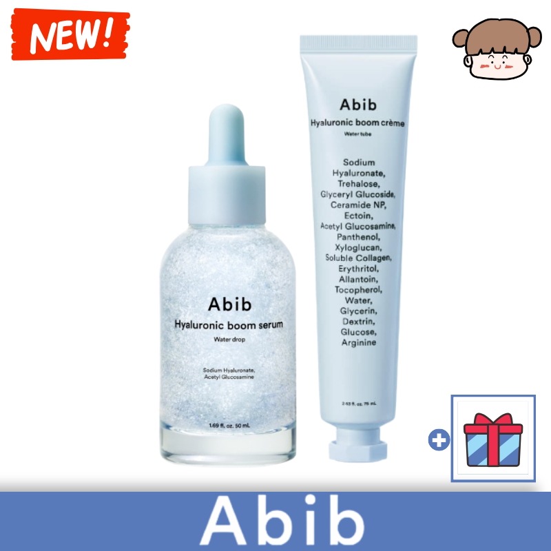 【NEW・クーリングセット】ヒアルロニックブームセラム＋クリーム /ABIB 水分セラム 保湿 肌温度ケア クールダウン ほてり肌 夏対策 韓国スキンケア ひんやり美容液