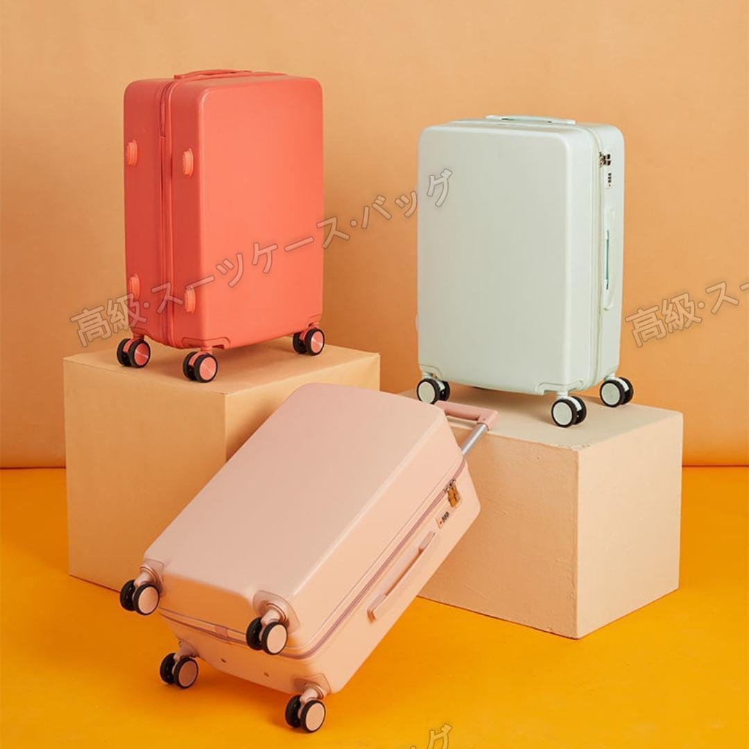 キャンディー色です スーツケースです 女万向輪 学生用ロッドボックスです スーツケース搭乗箱です ジッパー式暗号箱です