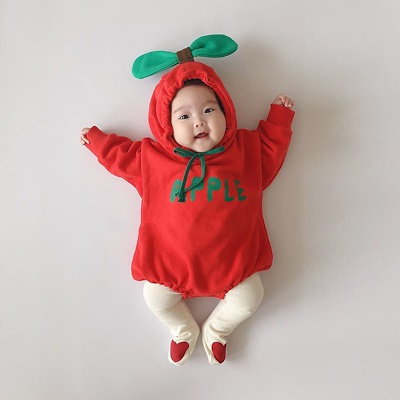 秋の子供服、新生児服、女の子韓国のかわいいフル...のサムネイル