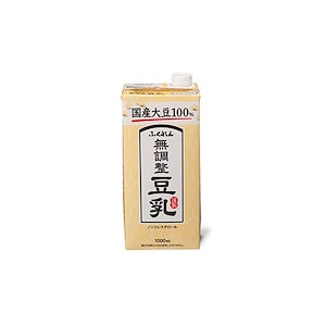 ふくれん 国産大豆無調整豆乳 1L ×6個