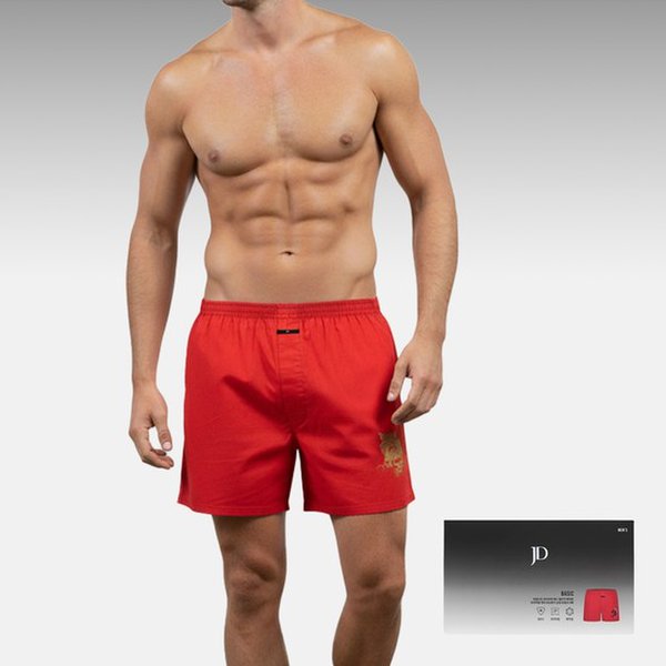 JHMTBZ06 ソフト純綿レッドトランク3Pセット