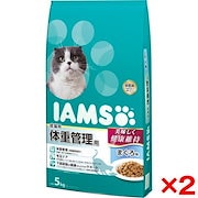 2個セット マースジャパンリミテッド アイムス 成猫用 体重管理用 まぐろ味 5kg|フード・おやつ・サプリメント