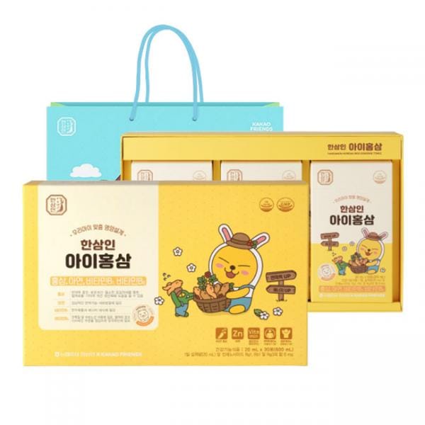 ハンサムイン アイホンサム 30p + ショッピングバッグ 한삼인 아이홍삼 30p + 쇼핑백