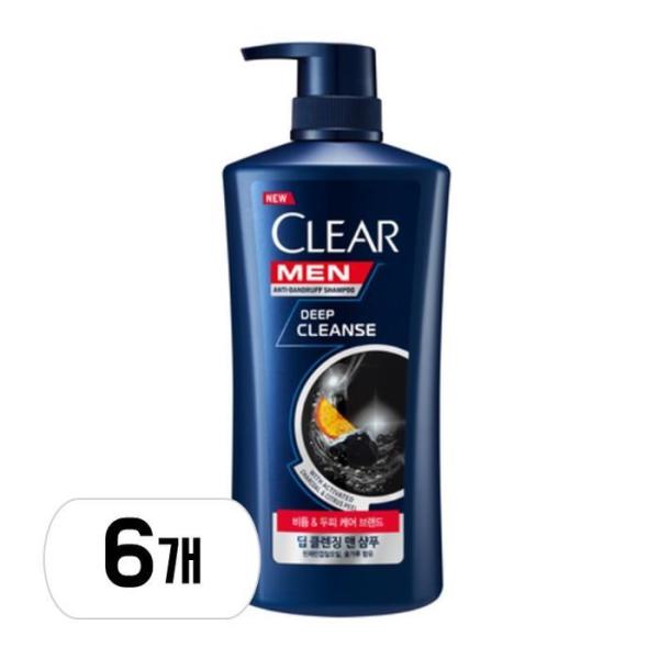 ユニリーバ クリア メン ディープクリーン シャンプー 650ml 6個