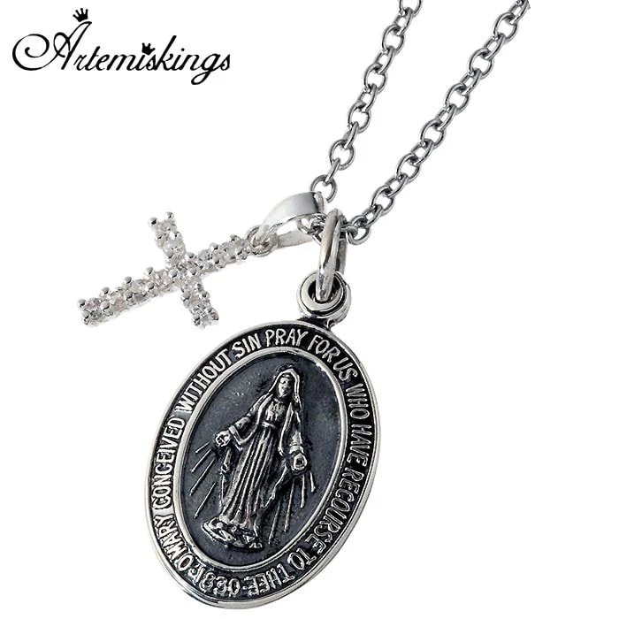 アルテミスキングス ARTEMIS KINGS トリプル マリア コイン シルバー ネックレス 45cmチェーン付き AKP0118 7,920円