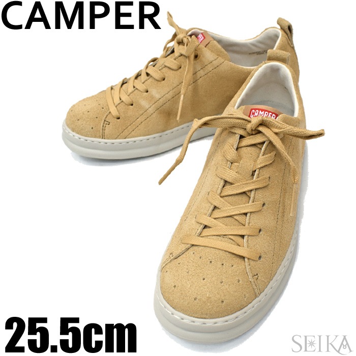 CAMPER スニーカー カンペール (8) K100226 ベージュ EU40 25.5cm 軽量 ウォーキング ローカット シューズ メンズ 靴 レザー