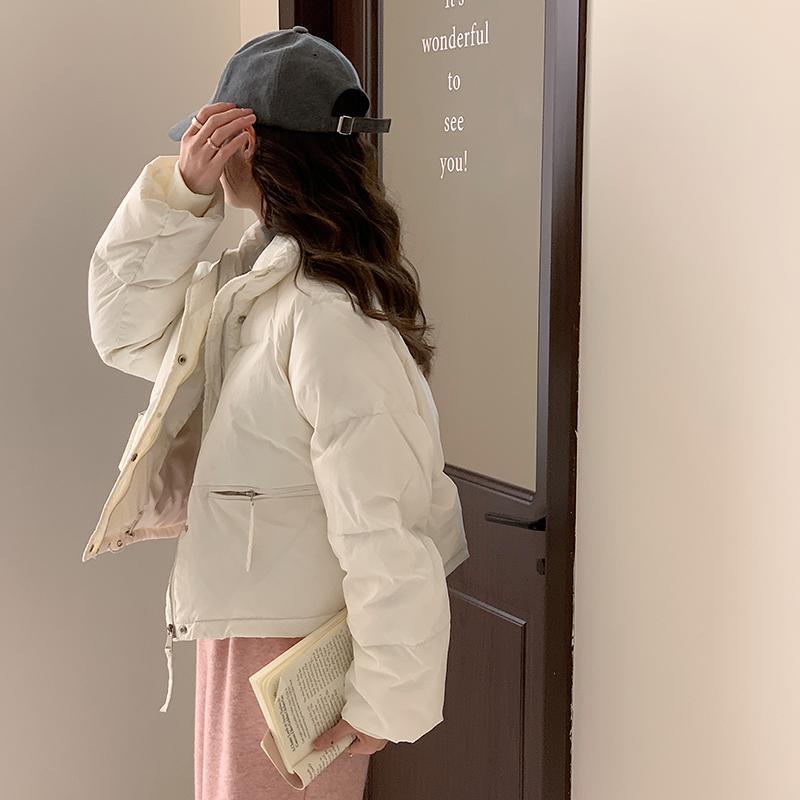 AWアウター新作 おしゃれ カジュアル ショット丈 厚手 中綿コート 可愛い アウター 防寒カジュア ジャケット ダウンジャケット