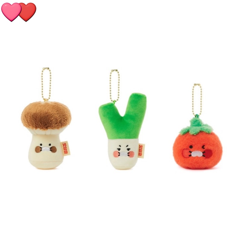 サムギョプサル 野菜 キーリング 人形 セット チュンシク