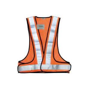 （まとめ）スリーエム 3M 高視認性反射ベストSVP-02R レッドオレンジ (×6セット)