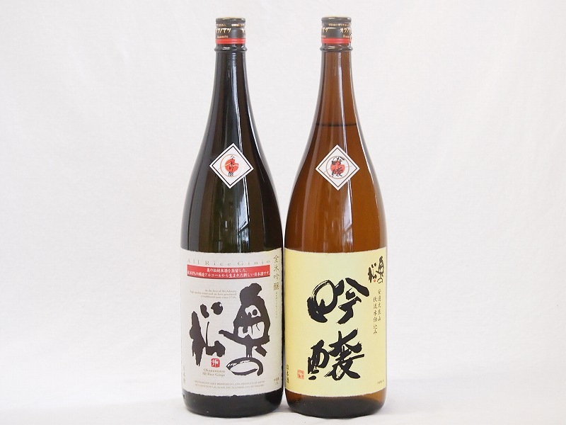 福島奥の松2本セット(奥の松 全米吟醸（福島県） 奥の松 吟醸（福島県）) 1800ml2本