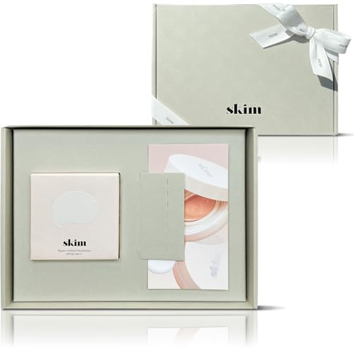 【ギフトラッピング済み】skim ルポクッションファンデーション ギフトセット 母の日 新生活 贈り物 プレゼント 結婚記念日 誕生日 プチギフト お祝い 春ギフト 韓国コスメ 崩れにくい 敏感肌