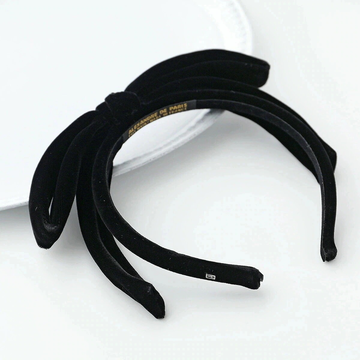 ALEXANDRE DE PARIS アレクサンドル ドゥ パリ カチューシャ VELOURS DE SOIE THB-18555-10 レディース ヘアバンド