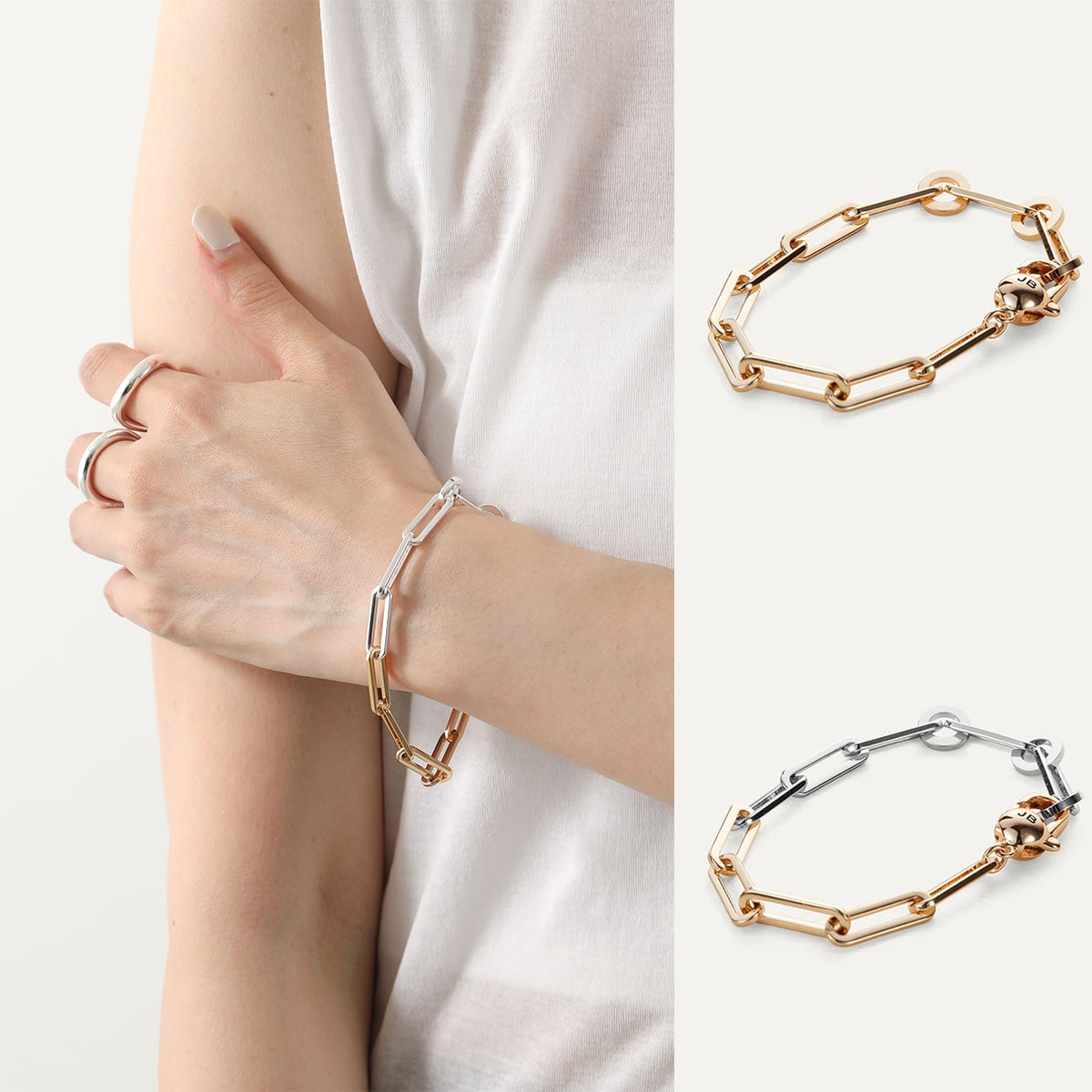 JENNY BIRD ジェニーバード ブレスレット ANDI SLIM BRACELET JB2089-HPG JB2089-TT レディース チェーン アクセ