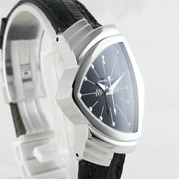 ハミルトン 時計 レディース 腕時計 手表 ベンチュラ ブラックレザー H24211732 誕生日 ギフト 合格 社会人 記念日 ポイント消化 59,950円