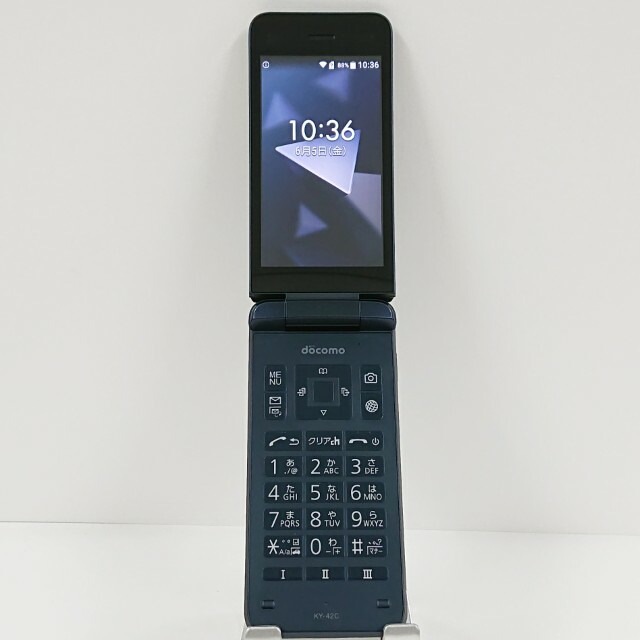 DIGNO ケータイ KY-42C ドコモ ブラック 送料無料 本体 c20533 【中古】
