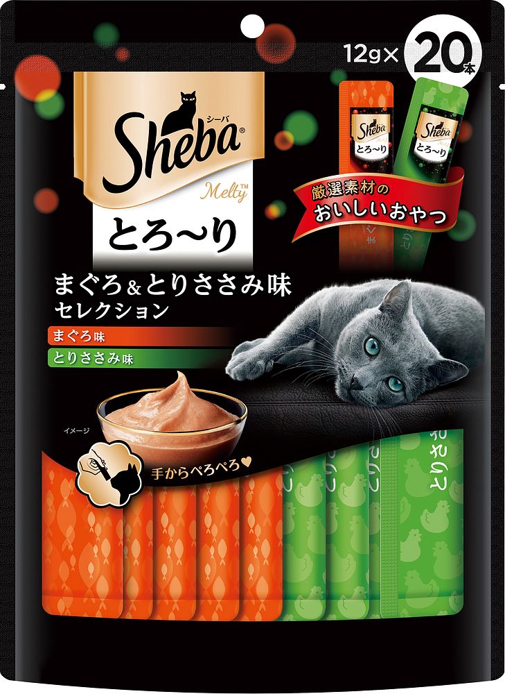 （まとめ買い）マース シーバ とろり メルティ まぐろ&とりささみ味セレクション 12gx20P 猫用おやつ [x5] 5,371円