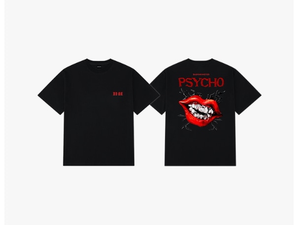 BABYMONSTER PSYCHO SYMBOL T-SHIRT 未公開フォトカード2枚をお届けいたします