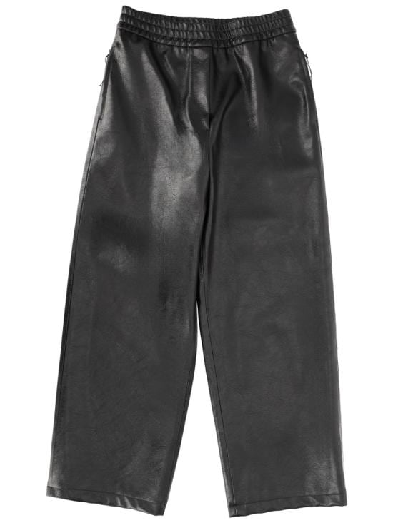 MSGM Women Straight Pants 3942MDP14 25780499 BLACK