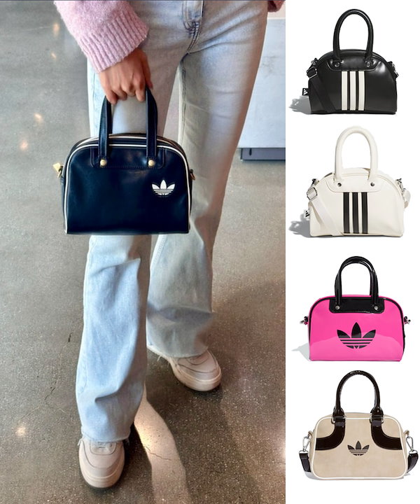 Qoo10 adidas オリジナルスミニボウリングバッグ スクエ