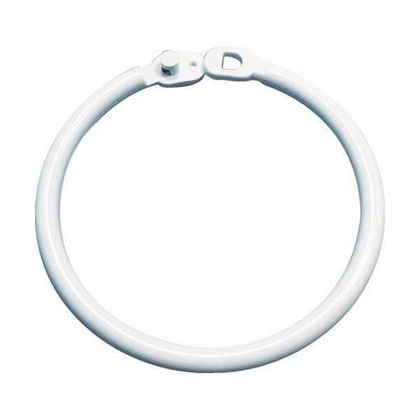 (まとめ) TRUSCO 樹脂製カードリング5.0mmΦ60mm TKRJ-60 1パック(10個) 10セット