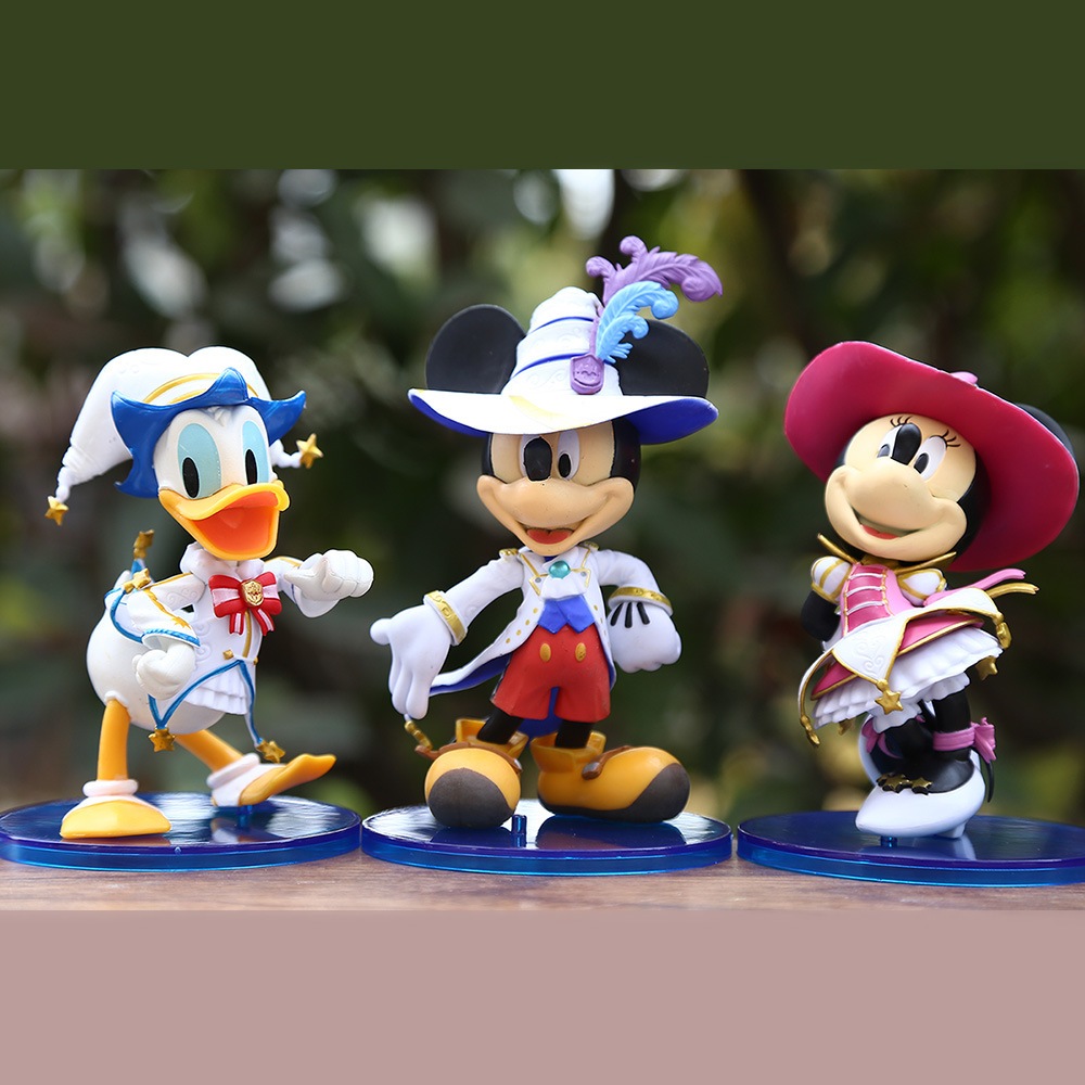 ドレスミッキーシリーズアクションフィギュアモデル面白いアヒルクリエイティブルームデスクトップ装飾装飾品ギフト