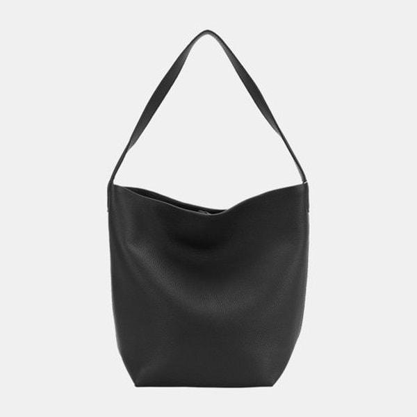 女性牛革トートバッグ ポーチ付き ショルダーバッグ タブレット収納 バー...