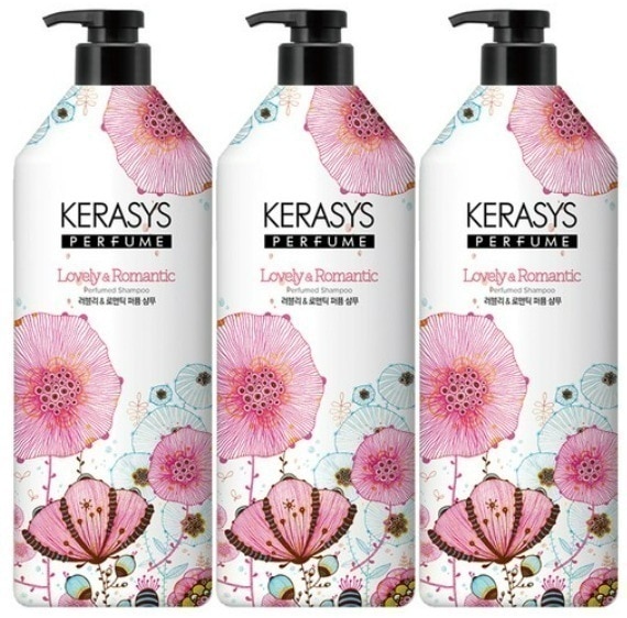 パフュームシャンプー ラブリーアンドロマンチックの香り 980ml x 3個 (大容量/香り/髪質)
