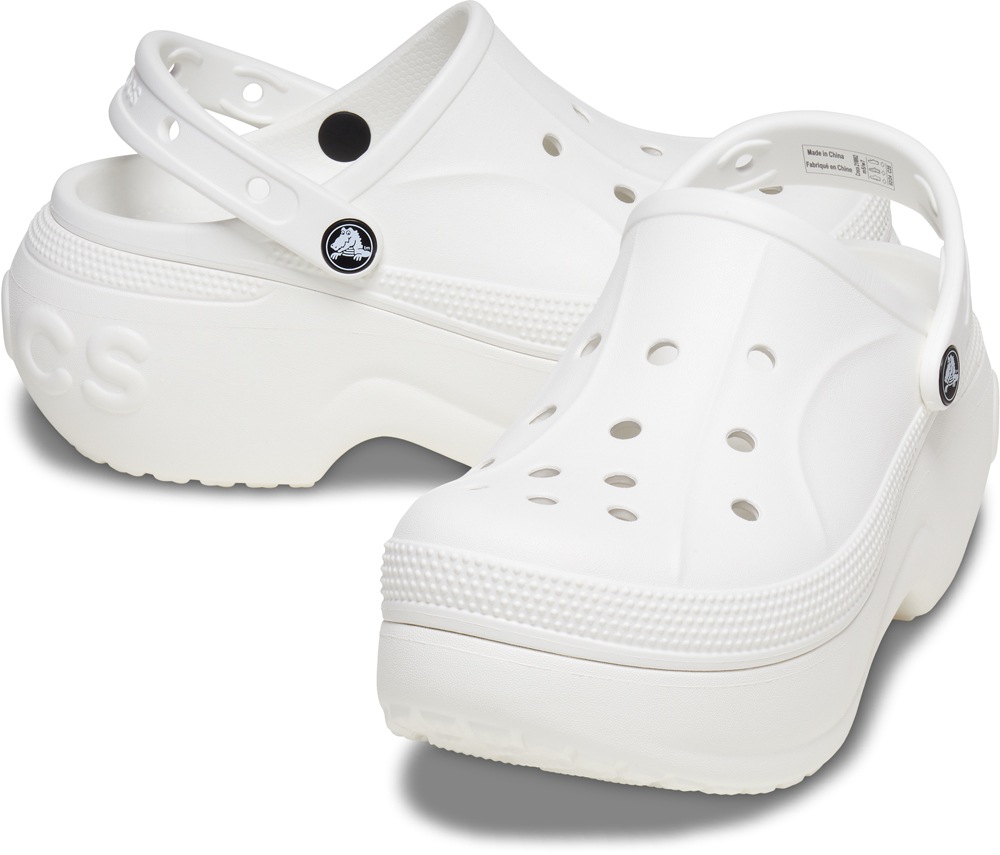 CROCS 210062-100-M5 ベラ クロッグ（ホワイト・サイズ：M5/W7(23.0cm)） 210062100M5