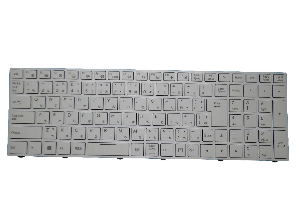 ノートパソコンキーボード 用ラ CLEVO N252GU N250WU N251WU N252WU N250BU N251BU N252BU 日本 JP ホワイトフレームとバックライト付き