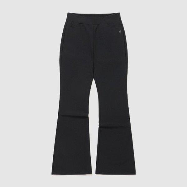 女性ブーツカット起毛ボンディングパンツ ブラック QQ422OFPO5-BLK 12,681円