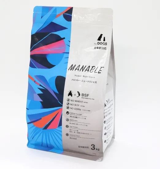 ドッグフード MANABLE ハイパー・ニュートリシャス 3kg BSF ハイプロテイン 総合栄養食 全年齢対象 動物性タンパク質 必須アミノ酸 低刺激