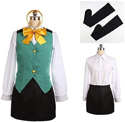 音無 小鳥 コスプレ衣装+髪飾り+靴下風