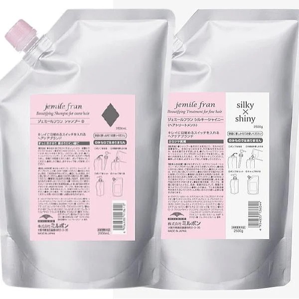 ジェミールフラン シャンプー ダイヤ 2500ml 詰替え用 &amp トリートメント シルキーシャイニー 2500g 詰替え用 セット