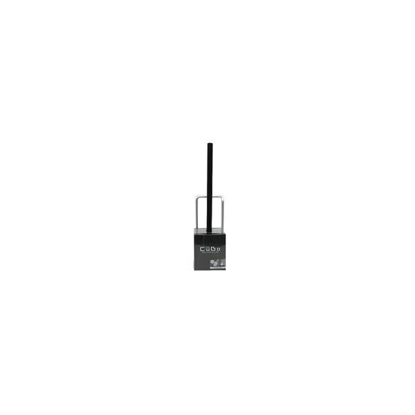 10個セット/キューボ トイレブラシケース付き ブラック 80050 1コ入