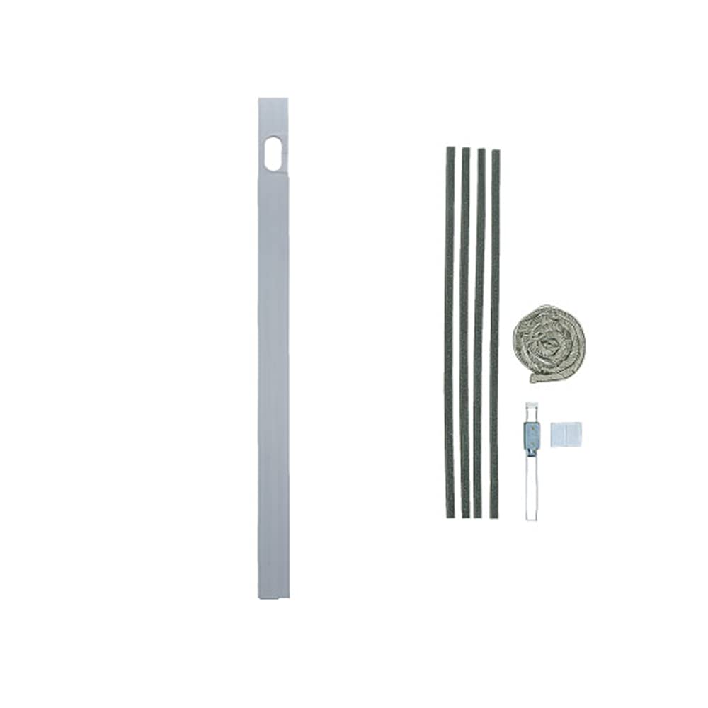 全国送料無料 日晴金属 エアコン配管用 アルミ窓パネル シルバー 1280～2240mm C-MP22-S